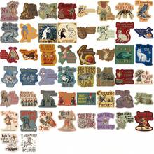 50PCS Medieval Weird Abstract Stickers Aesthetics Stickers Scrapbooking, Diary, Bumper, Skateboard, Water Bottle, Cartoon, Hard Hat, Car Stickers And Decals