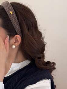 3pcs Vintage Elegant College Style Patterned Metal Headband Hair Accessories, Versatile For Daily Use, Home, School, Beach, Work, Party, Holiday, Birthday, Back To School, New Year, Valentine's Day, Mother's Day, Wedding, Music Festival, Graduation, Spring/Summer/Autumn/Winter, Hair Band, Hair Hoop ,Hairband For Women - 彩色 - 查看 4