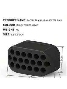 1pc 7th Generation Face Muscle Exerciser, Jaw Trainer, Face Slimming Massager - White - View 6