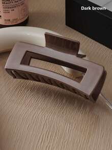 Soft Silicone Hair Claw, High-End Anti-Drop Unbreakable Hair Clip, Square Hair Soft Claw Clips For Women, Flexible Claw Clip For Thick Hair, Lightweight Large Cozy Clip Special Soft Hairpins, Suitable For Various Occasions, 2025 New Design Hair Accessories Women Claw Clip Fall Fashion Hair Claw Autumn Hair Clutch Elegant Clips For Hair Winter For Vacation Outfits Woman