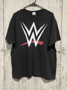 WWE Official Licensed Product 2017 Logo World Of Wrestling Entertainment Size XL - 黑色 - 查看 1