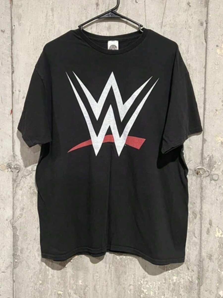 WWE Official Licensed Product 2017 Logo World Of Wrestling Entertainment Size XL - 黑色 - 查看 1