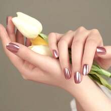 Tinovo Uno Rose Golden Metallic Nail Polish, Quick Dry Formula, Chrome Finish, Salon-Style Nail Art, Alcohol-Free, Adult Use, 12ml/0.4FL.OZ - Nhiều màu - Xem 10
