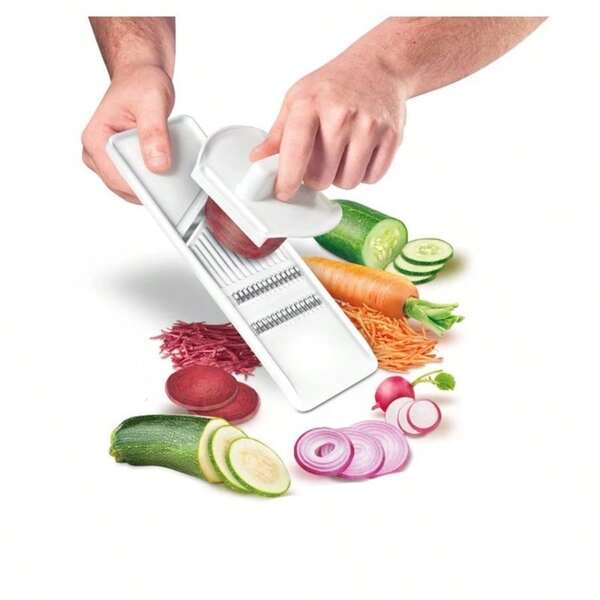 Fatiador De Legumes Ralador Cortador e Frutas C/ Suporte Lig Brin Multiuso