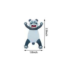 1个3D卡通动物书签，趣味可爱PVC材质，阅读标记卡，适合学生、青少年、男孩女孩，办公学习用品，生日派对礼物，返校礼物