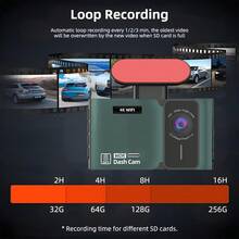 4K 行车记录仪，2160P 车载摄像头 - 彩色 - 查看 4