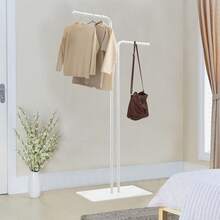 Futchoy Coat Rack, Freestanding Coat Rack, Coat Rack With Stable Base - White - View 11