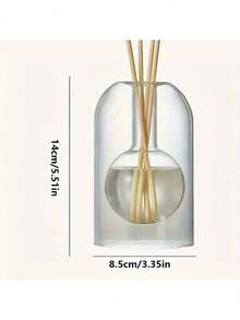 1 قطعة إناء زجاجي أنيق للمبخر - تصميم أسطواني، طبقتين من الزجاج البنفسجي مع قاعدة شفافة، تنقية الهواء ورفع المزاج، لا يتضمن أعواد المبخر، ديكور منزلي مثالي لعيد الميلاد والفصح وعيد الشكر وعيد الحب، تصميم ثنائي الطبقات مع تفاصيل ملمس طبيعي