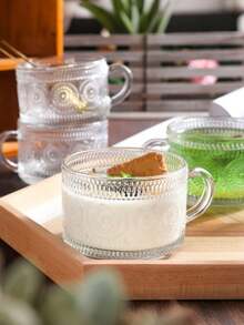 4pcs, 450ml/15.2oz Coffee Cup, Drinking Set With Lid And Spoon, Reusable, Easy To Clean, Dual-Purpose Cup For Both Hot And Cold, Suitable For Coffee, Juice, Milk Tea, Etc., Essential For Halloween And Christmas - 4件裝有蓋子和湯匙的咖啡杯 - 查看 4