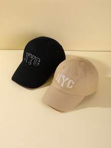 3 chiếc mũ bóng chày thêu NYC cho trẻ mới biết đi, mũ bóng chày bằng cotton, mũ có thể điều chỉnh, dành cho bé trai bé gái từ 1-2/2-8/9-12 tuổi, chạy bộ, tập luyện và hoạt động ngoài trời trong mọi mùa, kỳ nghỉ ở bãi biển - Thành phố New York - Xem 22