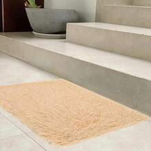 Tapis de sol moderne et simple pour la chambre à coucher et le salon. Coussin rouge mignon de style nordique Ins couvrant complètement le tatami, la table basse. 1 pièce. Décoration de la pièce - Camel - Voir 10