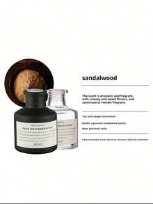 1 Set (1 Flasche Duftöl + 4 Stück Diffusor Stäbchen) Duftölset mit Diffusor ohne Flamme für lang anhaltenden Duft, geeignet für Schlafzimmer, Badezimmer, Wohnzimmer usw.