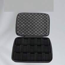 15 Slots Watch Box With Shock-Proof Foam Padding, Portable Hard Case Design Suitable For Home Storage, Can Hold 15 Watches Of Different Sizes - Same Color, Multiple Specifications - View 7