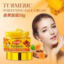 50g Turmeric Brightening Face Cream, Reduces Fine Lines, Fades Wrinkles, Brightens Complexion, Enhances Radiance, Moisturizes And Hydrates, Balances Skin Moisture, Day And Night Care - Yellow - View 2