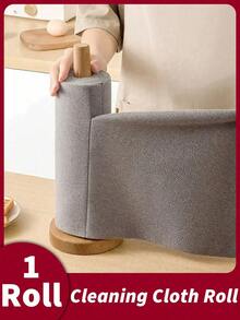 Reusable Paper Towels Washable, Microfiber Cleaning Cloth Roll, KitchLife Microfiber Cleaning Cloth Roll - Tear-Away Reusable Microfiber Paper Towels, Lint-Free, Washable, 20 Sheets For Kitchen, Car, Dishes, And Sensitive Surfaces. Cleaning Tool,Christmas Gifts, School Folders - 灰色 - 查看 13