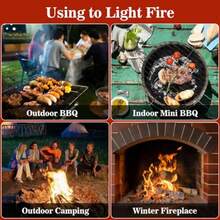 50MM Incense Charcoal Briquettes 20PCS Charcoal Tablets Incense Burner Charcoal Burning Discs Resin Burner Grilling Quick Light  Charcoal Instant Fire Coals Supplies