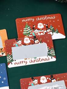 Carte poștală DIY razuibilă, carte de Crăciun cu desene animate, eveniment de Crăciun, carte de razuință scrisă de mână, recompensă pentru elevi, noroc, binecuvântare, decorațiune de festival pentru copii, carte de Crăciun cu desene animate, carte de razuință pentru interacțiunea părinte-copil, carte de felicitare scrisă de mână pentru elevi, cadou norocos pentru grădiniță, carte de loterie