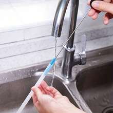 A Multi-Functional 3-In-1 Cleaning Brush Set - Suitable For Thin-Neck Bottles, Sports Water Bottles, Coffee Cups,  Flasks, And Straw Cups. Comprehensive Cleaning. - Blue - View 3