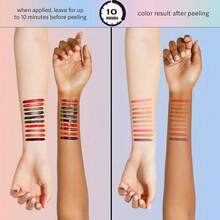 Women's & Girls' Lip Color Duo – 1Pc Long-Lasting Waterproof Peelable Lip Stain (Semi-Permanent Matte)  Super Lustrous Creamy Lipstick, For Flawless, Soft & Fuller-Looking Lips - 彩色 - 查看 3