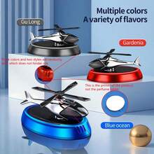 1 件太阳能旋转飞机汽车香薰机，悬挂式车载空气清新剂，香味持久 - 均碼 - 查看 4