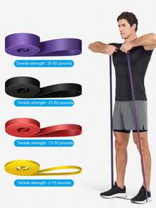 Widerstandsbänder Set - Trainings-Bänder für Übungen, Stretching, Yoga, Pilates, Fitness-Training für Männer und Frauen