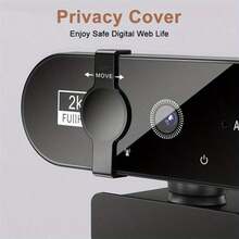 1080P 2K 4K Webcam For PC Web Camera Cam USB Online Webcam With Microphone Autofocus Full Hd 1080P Webcam For Computer - 黑色 - 查看 5