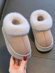 2-25 Kids Shoes Autumn/Winter New Patchwork Simple Fashion Soft Bottom Comfortable Versatile Indoor/Outdoor