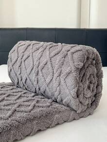 1 pieza Manta estilo bohemio en beige, manta de forro polar de tafetán jacquard, manta suave y ligera, transpirable y cálida de doble uso como cubrecama/chal para sala de estar, dormitorio, dormitorio, decoración de muebles, para todas las estaciones, el tamaño pequeño se puede usar como toalla de playa