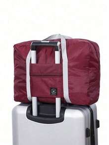 1个可折叠旅行包，大容量便携行李包，健身包，收纳袋，防水洗衣袋，化妆包，适合户外、旅行、通勤、居家收纳 - 彩色 - 查看 12