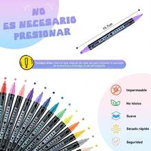 Acrílicos Marcadores - Set de 120 Colores, Resistente al Agua, Rotuladores de Arte para Pintar en Piedra, Vidrio, Madera yás - 120 Colores - Ver 7