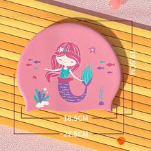 Gafas de natación de montura,Goggles Natacion Niños,antivaho y antirayos,Incluye gafas de natación con tapones para los oídos, gorro de natación y mochila - Niños-Rosa - Ver 2