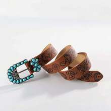 1pc Men's Heavy Rhinestone Glaring Eye Buckle Belt, Suitable For Daily, Party And Gathering Casual, Business, Boyfriend Husband Father Dad Men Gift, Daily Wear, Fashion, Teen, Outdoor, Vacation, Athletic, Travel, Street, Boho, Vintage Fall, Autumn, Halloween Autumn-Winter Accessories,Suitable For Teens, Youth,Men,Casual, Outdoor, Athletic, Vacation, Graduation Gifts, Birthday, Daily Wear