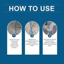 100g Crack Repair Adhesive, Home Use Floor Wall Crack Filler Sealant Waterproof Coating Glue