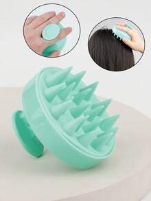 2/3 件头皮按摩器头发生长，男女成人，头皮清洗器洗发刷，硅胶发刷，头发按摩器头皮深层清洁去屑，头皮按摩工具。 - 彩色 - 查看 1