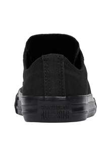 Converse Chuck Taylor All Star Classic 314786C 帆布黑色儿童低帮休闲鞋 - 黑色 - 查看 3