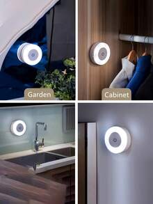 1 Stück wiederaufladbare LED Schrank Beleuchtung, einfach zu installieren und tragbar; Schrank Beleuchtung geeignet für Treppen, Flur, Kleiderschrank, Schrank, Küche, Schlafzimmer, Badezimmer, Reisen, Camping, usw.