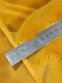1pc Faux Fur Plush Fabric, DIY Warm Imitation Rabbit Fur Fabric For Clothing, Pet Supplies, Handcraft Materials