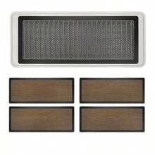 2/4pcs Floor Register Vent Covers - Sticky, Anti-Insect & Anti-Clogging Air Vent Mesh Screen For Home Floor/Wall/Ceiling Air Vent Filters