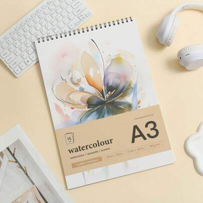 适合学生艺术家的空白创意水彩素描本