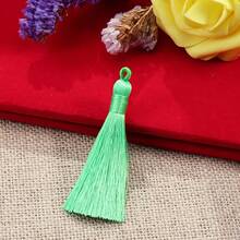 5 buc/pachet stil vintage cu ciucuri, perdea pliabilă cu evantai, ciucuri agățate, 90 x 15 mm