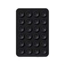 2 piezas Almohadilla de succión de silicona antideslizante - Ventosa de agarre fuerte con respaldo adhesivo - Perfecto para teléfonos inteligentes, ofrece un agarre antideslizante y reutilizable