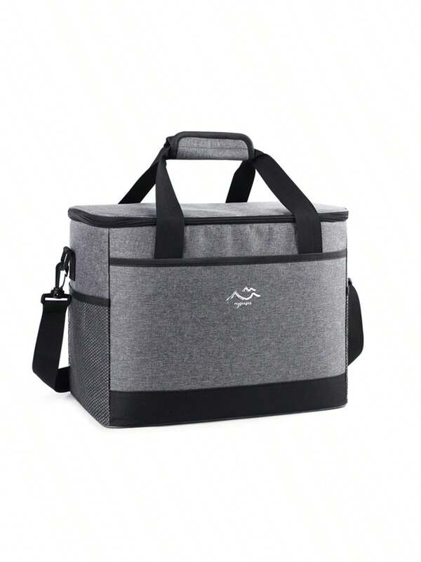 1pc Insulated Lunch Bag Insulation Ice Pack Outdoor Large Picnic Bag Waterproof Oxford Cloth Large Capacity Oxford Cloth Thickened Waterproof Ice Bag Thickened Car Insulation Bag, Square Woman Lunch Box Bag For Women Ladies