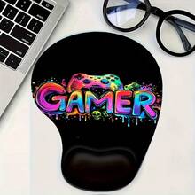 Mouse Pad Wrist Support, Ergonomic Mouse Pad With Wrist Rest, Comfortable Mouse Pad With Smooth Wrist Rest, Suitable For Non Slip Base, Computer, Laptop, Office And Home