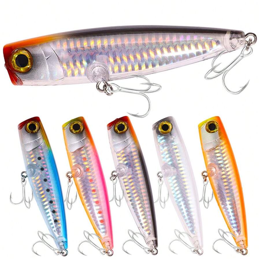 HENGJIA 1pc 11cm 23g Floating Surface Lure, Artificial Bait For Bass Fishing, Fishing Accessory