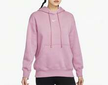 Nike Women's AS W NSW PHNX FLC OS PO Sweatshirt - Pink - View 1