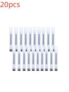 16pcs/28pcs/20pcs/8pcs/1pc Style Creative Transparent Frosted Ballpoint Pens Back To School