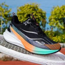 Limitierte Auflage Schlangen-Jahr Lässig Laufschuhe, professionelle stoßabsorbierende Kohlefaser-Platte Wettkampf-Sportschuhe für Herren und Damen - Schwarz - Übersicht 6