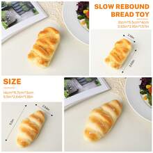 Small Squishy Bread Doll Fake Toast And Realistic Bread Loaf Funny Birthday Gifts Bread Squeeze