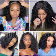 Wear And Go Glueless Wig For Beginners Wigs Deep Wave Glueless Wigs Human Hair Pre Plucked New Upgraded No Glue 13x6 HD Lace Wigs Human Hair For Women With Baby Hair - Natural Black - Xem 9