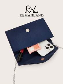 REMANLAND Elegante bolso de hombro de mujer a cuadros, elegante bolso de mano azul marino, bolso de fiesta de mujer, adecuado para fiestas, bodas, galas y otras ocasiones de mujer, una opción ideal para chicas y mujeres de fiesta, también el mejor regalo para mujeres